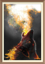 Fire Wolf Warrior - Diamond Paintings - Diamond Art - Paint With Diamonds - Legendary DIY  | Free shipping | 50% Off