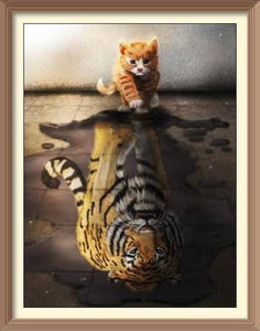 Cute Little Tiger - Diamond Paintings - Diamond Art - Paint With Diamonds - Legendary DIY  | Free shipping | 50% Off