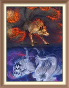 Nine Tailed Fox - Diamond Paintings - Diamond Art - Paint With Diamonds - Legendary DIY  | Free shipping | 50% Off