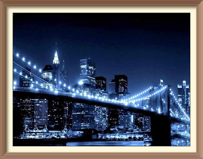 Brooklyn Bridge At Night 4