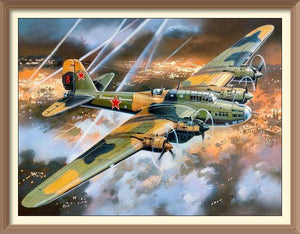 Combat Aircrafts 4 - Diamond Paintings - Diamond Art - Paint With Diamonds - Legendary DIY  | Free shipping | 50% Off
