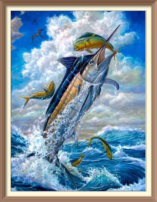 Flying Fish - Diamond Paintings - Diamond Art - Paint With Diamonds - Legendary DIY  | Free shipping | 50% Off