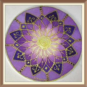 Golden Purple Mandala