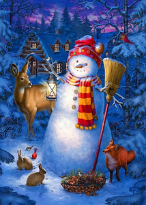 Snowman and Animals