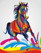 Multicolored Strong Horse - Diamond Paintings - Diamond Art - Paint With Diamonds - Legendary DIY  | Free shipping | 50% Off