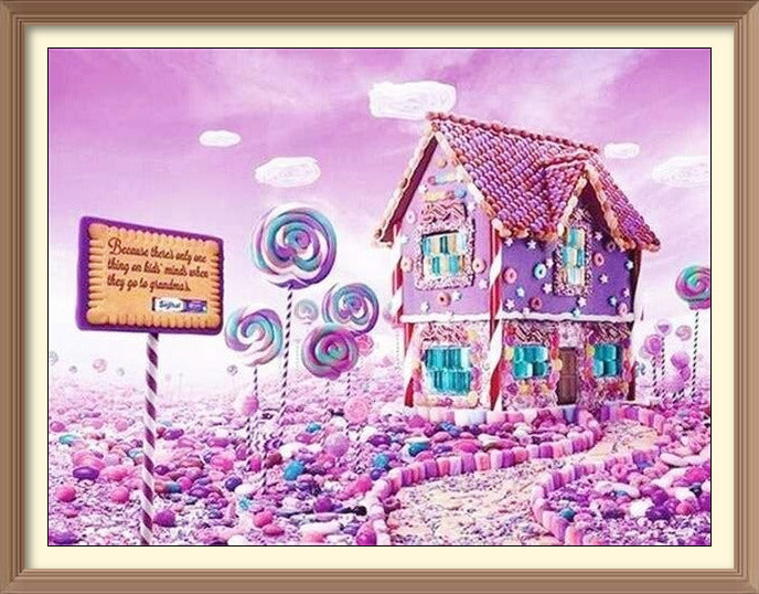 Purple Candy House