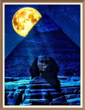 The Moon in The Pyramid - Diamond Paintings - Diamond Art - Paint With Diamonds - Legendary DIY  | Free shipping | 50% Off