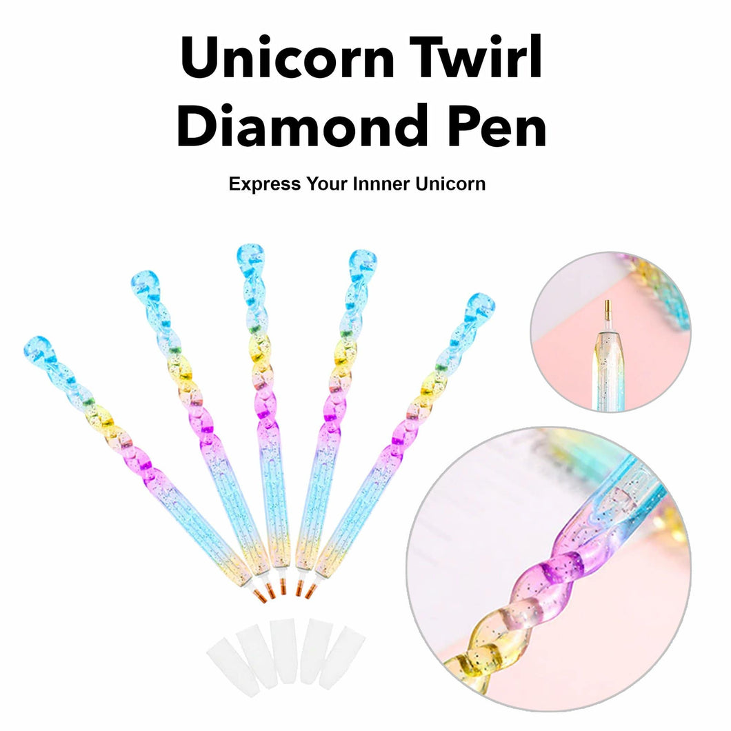 Unicorn Twist Diamond Pen - Diamond Paintings - Diamond Art - Paint With Diamonds - Legendary DIY  | Free shipping | 50% Off
