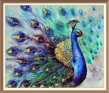 Azure Peacock - Diamond Paintings - Diamond Art - Paint With Diamonds - Legendary DIY - Best price - Premium - Free Shipping - Arts and Crafts
