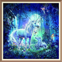 Enchanted Unicorns - Diamond Paintings - Diamond Art - Paint With Diamonds - Legendary DIY - Best price - Premium - Free Shipping - Arts and Crafts