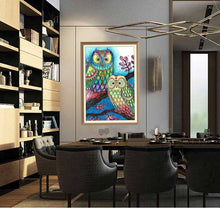 2 Berry Branch Owls - Diamond Paintings - Diamond Art - Paint With Diamonds - Legendary DIY  | Free shipping | 50% Off