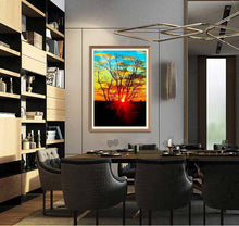 Sunset behind the Tree - Diamond Paintings - Diamond Art - Paint With Diamonds - Legendary DIY  | Free shipping | 50% Off