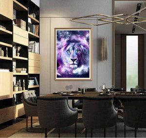 Lion's Soul In The Star Sky - Diamond Paintings - Diamond Art - Paint With Diamonds - Legendary DIY  | Free shipping | 50% Off