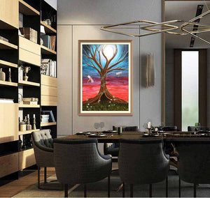 Dragonfly around the Tree - Diamond Paintings - Diamond Art - Paint With Diamonds - Legendary DIY  | Free shipping | 50% Off