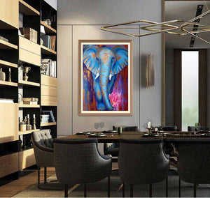 Lotus Elephant - Diamond Paintings - Diamond Art - Paint With Diamonds - Legendary DIY  | Free shipping | 50% Off