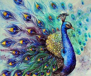 Azure Peacock - Diamond Paintings - Diamond Art - Paint With Diamonds - Legendary DIY  | Free shipping | 50% Off