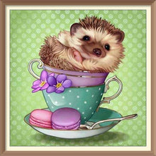 The Baby Hedgehog Is Happy - Diamond Paintings - Diamond Art - Paint With Diamonds - Legendary DIY  | Free shipping | 50% Off