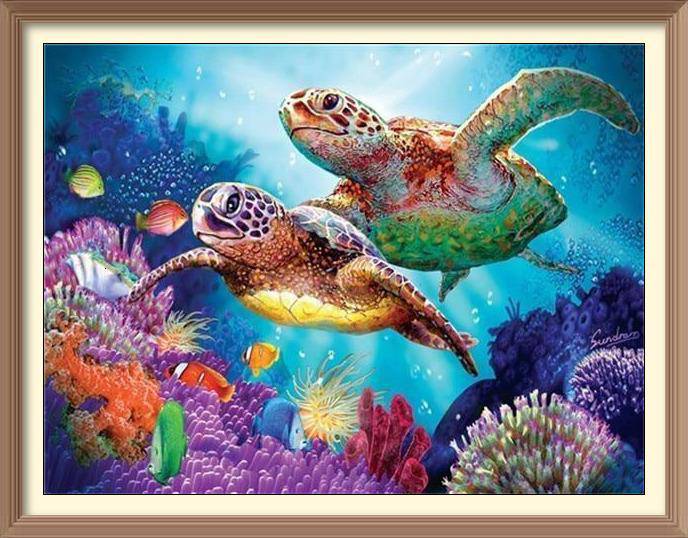 Life under the Sea 9 - Diamond Paintings - Diamond Art - Paint With Diamonds - Legendary DIY  | Free shipping | 50% Off