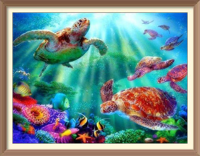 Life under the Sea 2 - Diamond Paintings - Diamond Art - Paint With Diamonds - Legendary DIY  | Free shipping | 50% Off