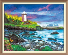 Lighthouse in The Storm - Diamond Paintings - Diamond Art - Paint With Diamonds - Legendary DIY  | Free shipping | 50% Off