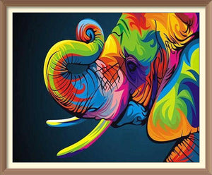 Multicolored Elephant - Diamond Paintings - Diamond Art - Paint With Diamonds - Legendary DIY  | Free shipping | 50% Off