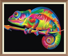 Multicolored Chameleon - Diamond Paintings - Diamond Art - Paint With Diamonds - Legendary DIY  | Free shipping | 50% Off
