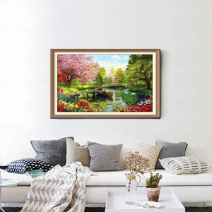 Spring in Forest - Diamond Paintings - Diamond Art - Paint With Diamonds - Legendary DIY  | Free shipping | 50% Off