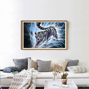 Speed Force White Tiger - Diamond Paintings - Diamond Art - Paint With Diamonds - Legendary DIY  | Free shipping | 50% Off