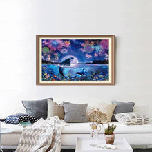 Whales under Firework Night - Diamond Paintings - Diamond Art - Paint With Diamonds - Legendary DIY  | Free shipping | 50% Off